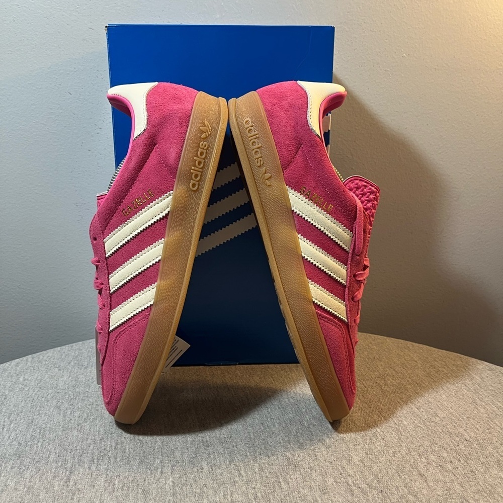 Adidas Gazelle Indoor Pink White Gum Size Women's Shoe Size 7 JR1356​​ - Picture 7 of 11
